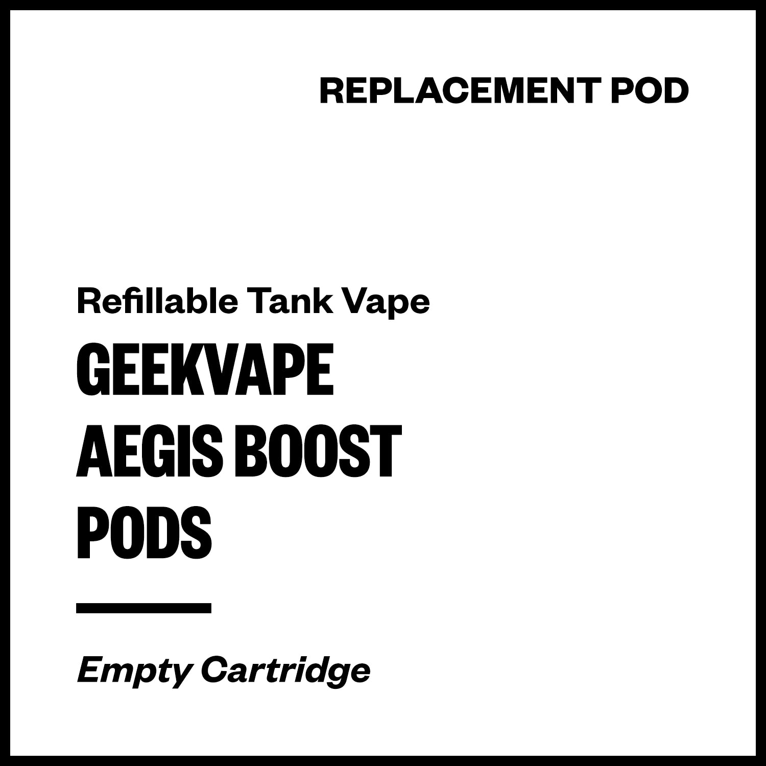 geekvape-aegis-boost-cartridge.jpg Geekvape Aegis Boost Replacement Pods (1 Pack) - Image 1