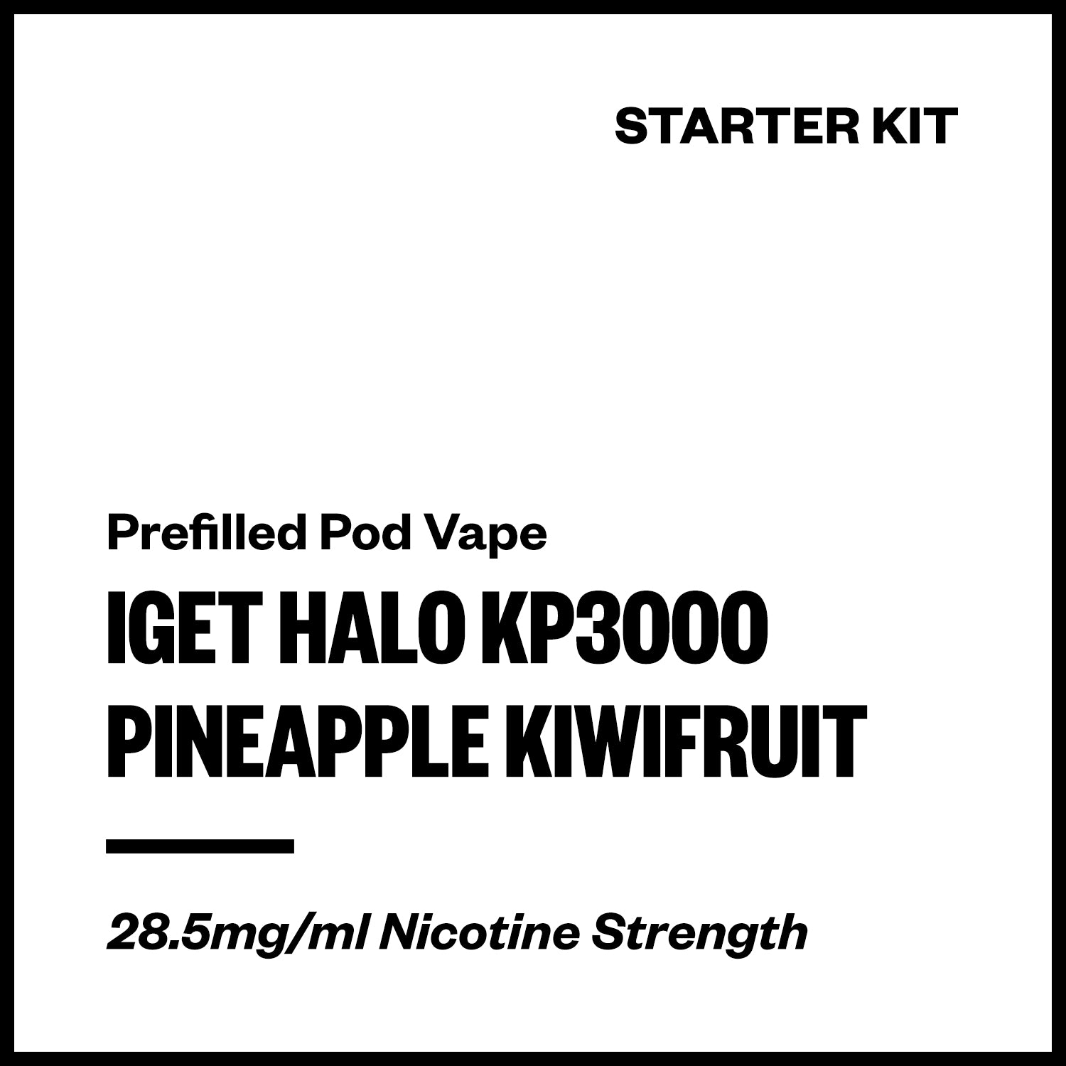 iget-halo-kp3000-kit-pineapple-kiwifruit.jpg IGET Halo KP3000 - Pineapple Kiwifruit (Starter Kit) - Image 1