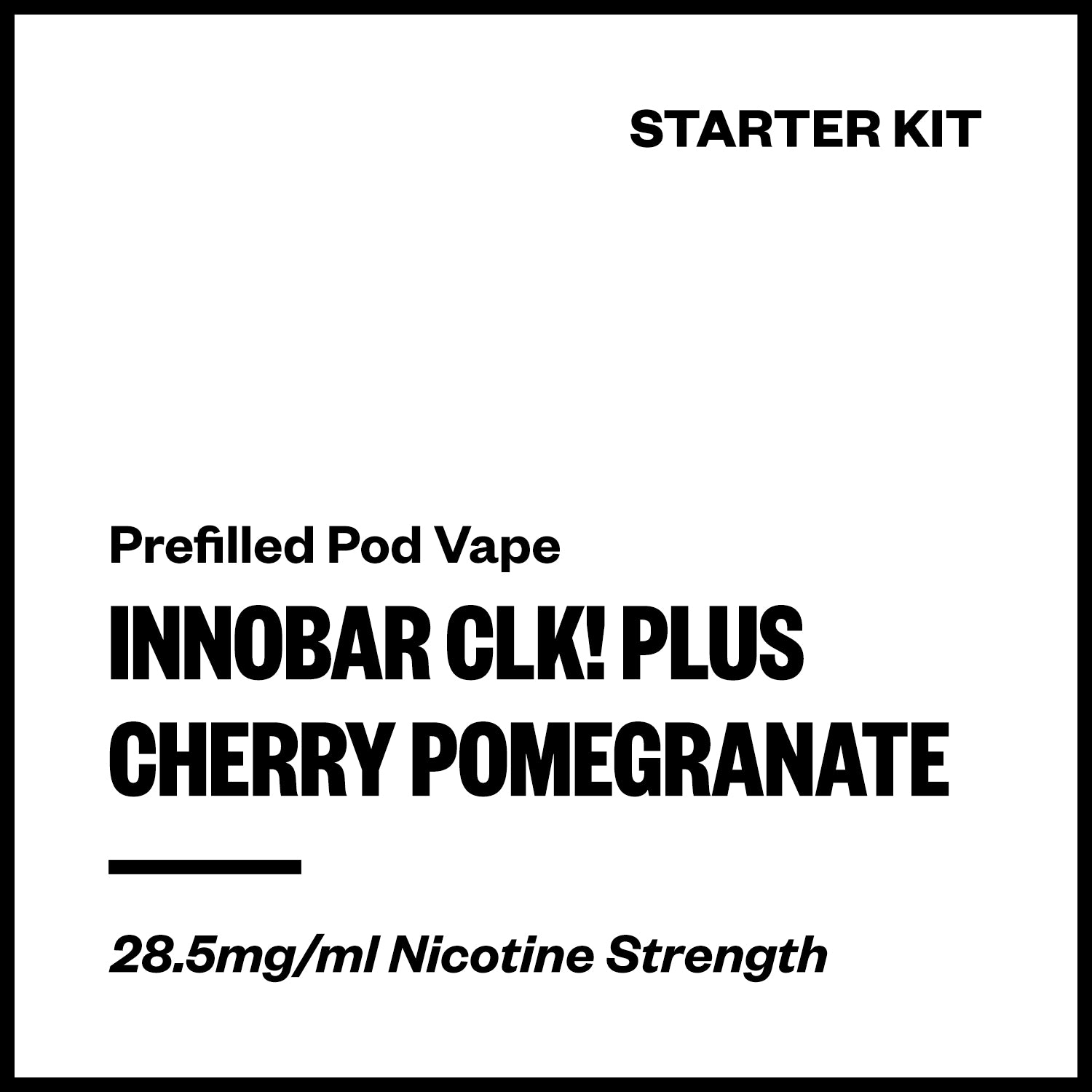 innobar-clk-plus-kit-cherry-pomegranate.jpg Innobar CLK! Plus - Cherry Pomegranate (Starter Kit) - Image 1