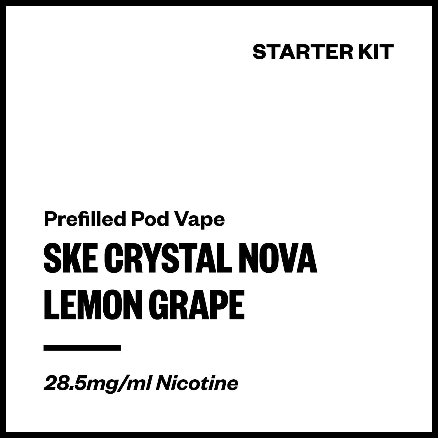 ske-crystal-nova-kit-lemon-grape.jpg SKE Crystal Nova - Lemon Grape (Starter Kit) - Image 1