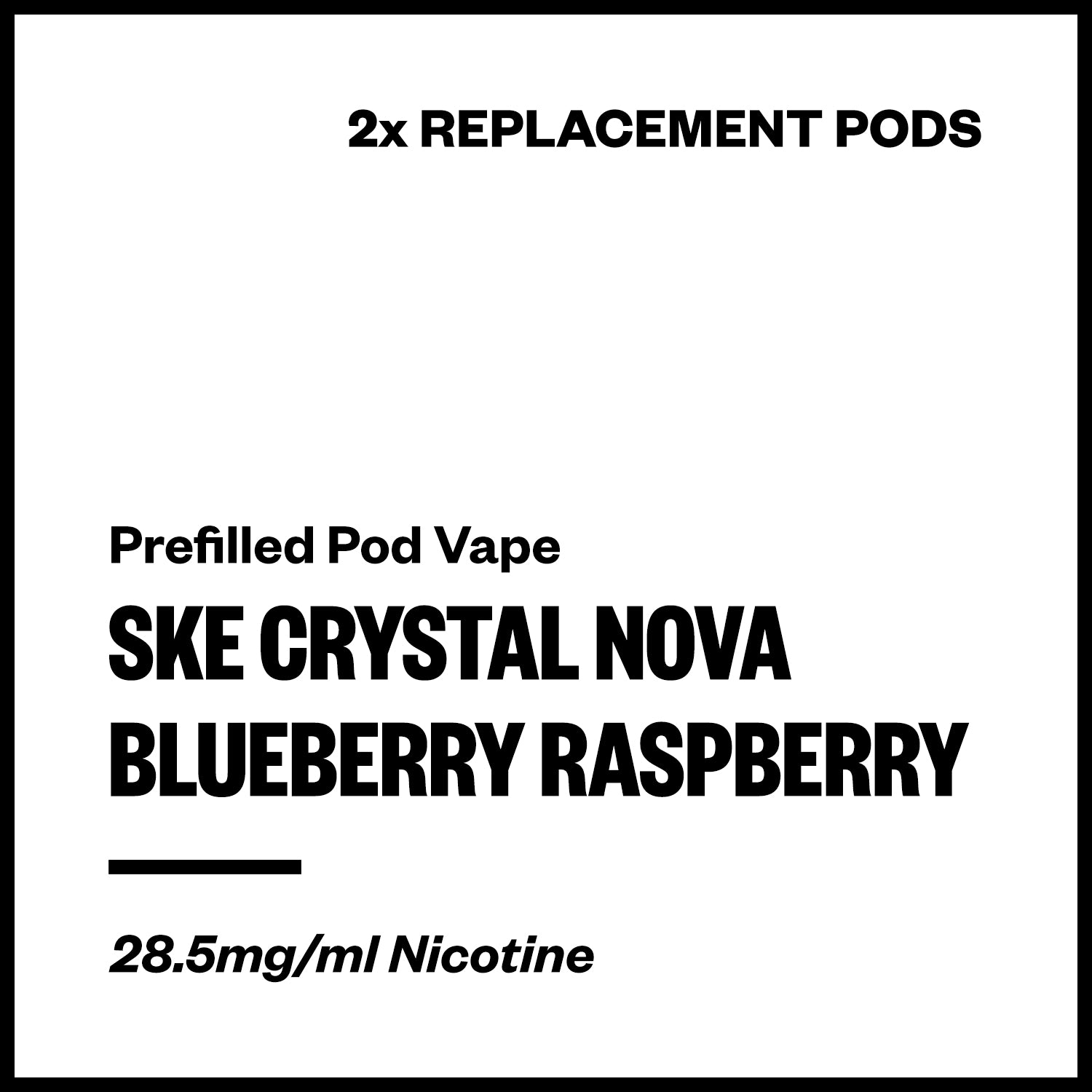 ske-crystal-nova-pods-blueberry-raspberry.jpg SKE Crystal Nova - Blueberry Raspberry (2x Replacement Pods) - Image 1