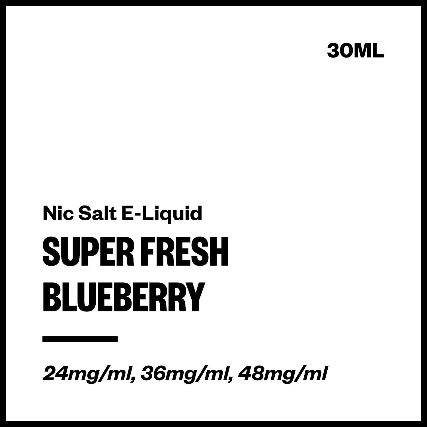 super-fresh-salts-blueberry.jpg Super Fresh - Blueberry (Nic Salt E-Liquid 30ml) - Image 1