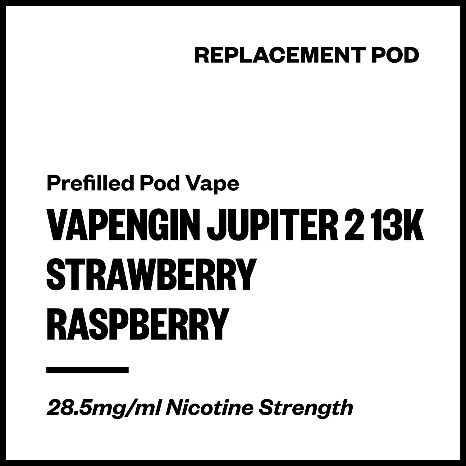 vapengin-jupiter-2-13k-pod-strawberry-raspberry.jpg Vapengin Jupiter 2 - Strawberry Raspberry (13,000 Puffs Replacement Pod) - Image 1