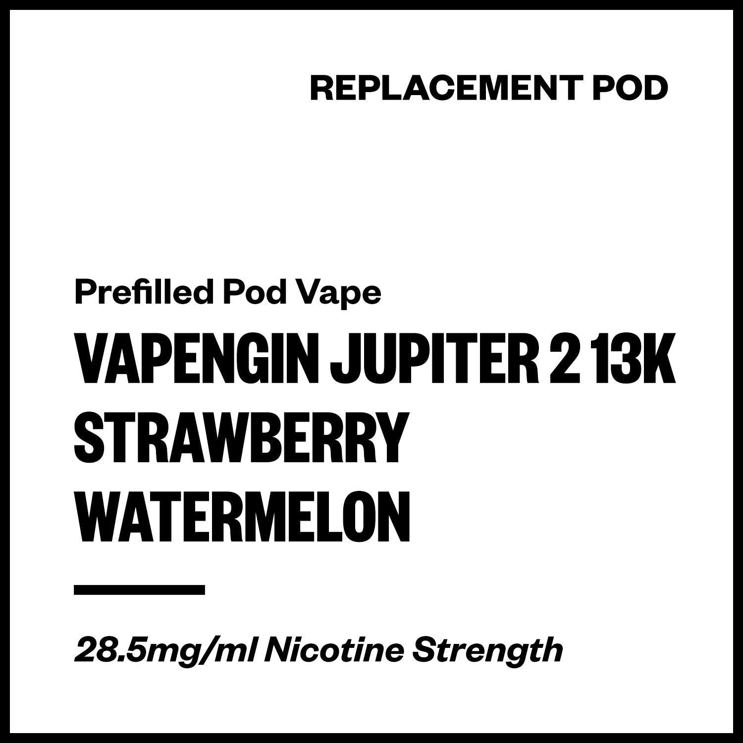 vapengin-jupiter-2-13k-pod-strawberry-watermelon.jpg Vapengin Jupiter 2 - Strawberry Watermelon (13,000 Puffs Replacement Pod) - Image 1